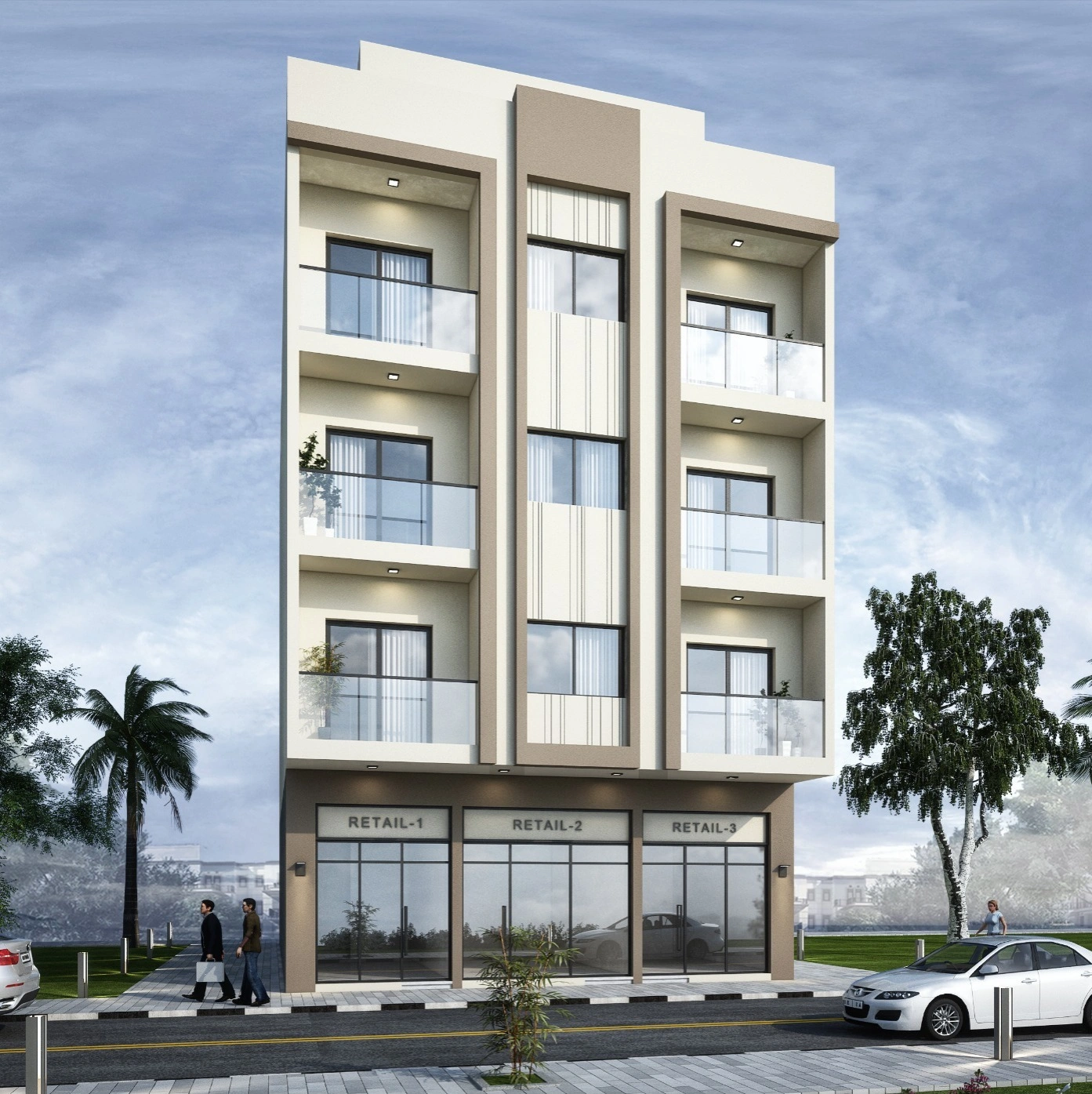 Building (G+3+R)