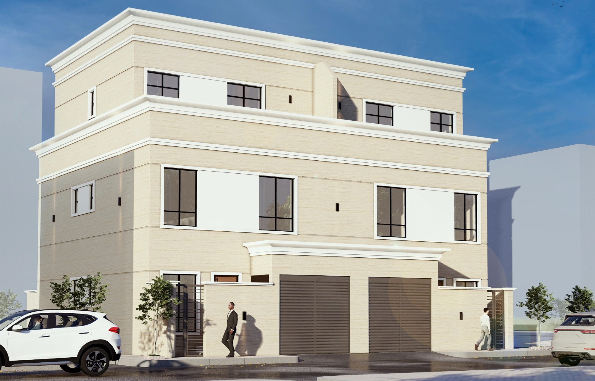 Twin Villa (G+1+R+B.W)