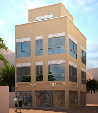 Commercial & Office Building (G+M+1+R)