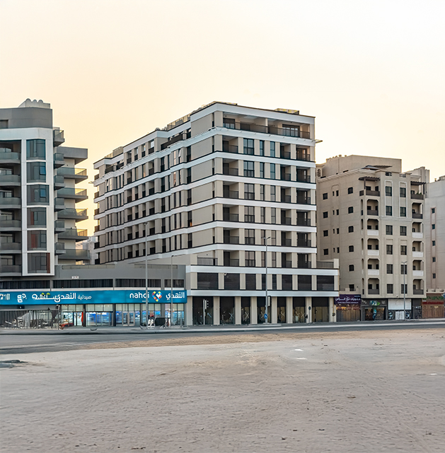 Commercial & Residential Building (G+P+6+R)